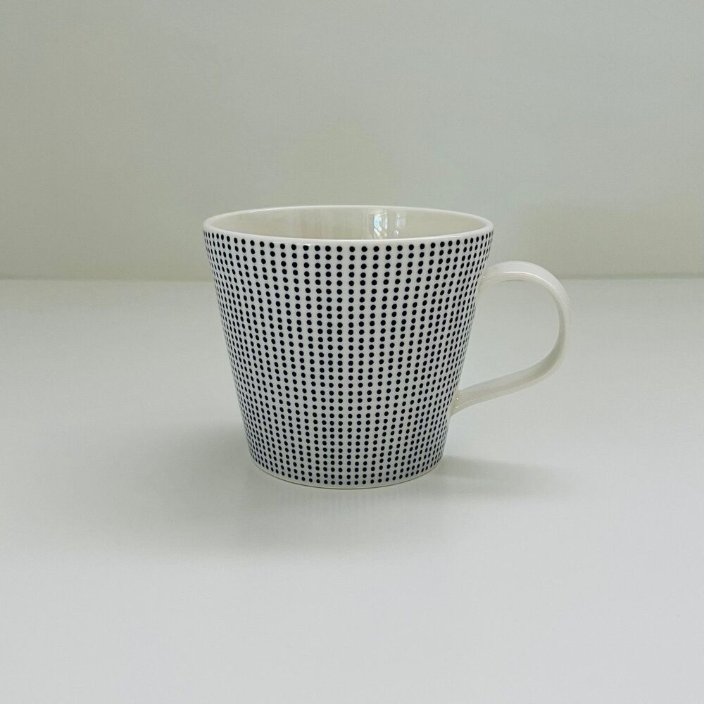 ROYAL DOULTON Pacific Blue Dots Coffee Mug Cup